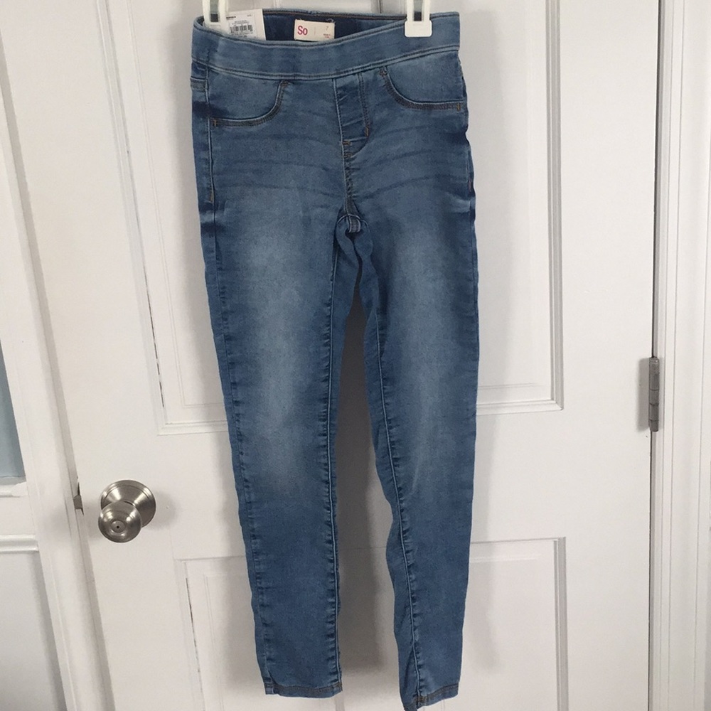 Girls jean leggings